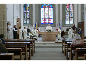 Dankgottesdienst der Kommunionkinder (Foto: Karl-Franz Thiede)